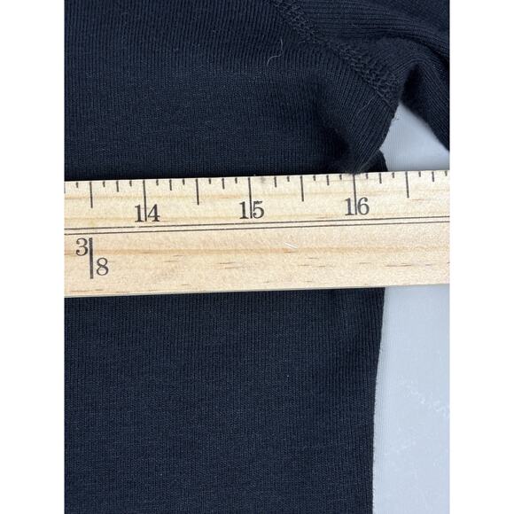 Three Dots Essential Heritage Knit British T-Shirt Size L Black 3/4 Sleeve - Picture 6 of 13